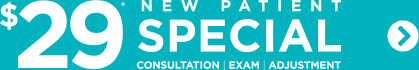 $29 New Patient Special, Consultation | Exam | Adjustment